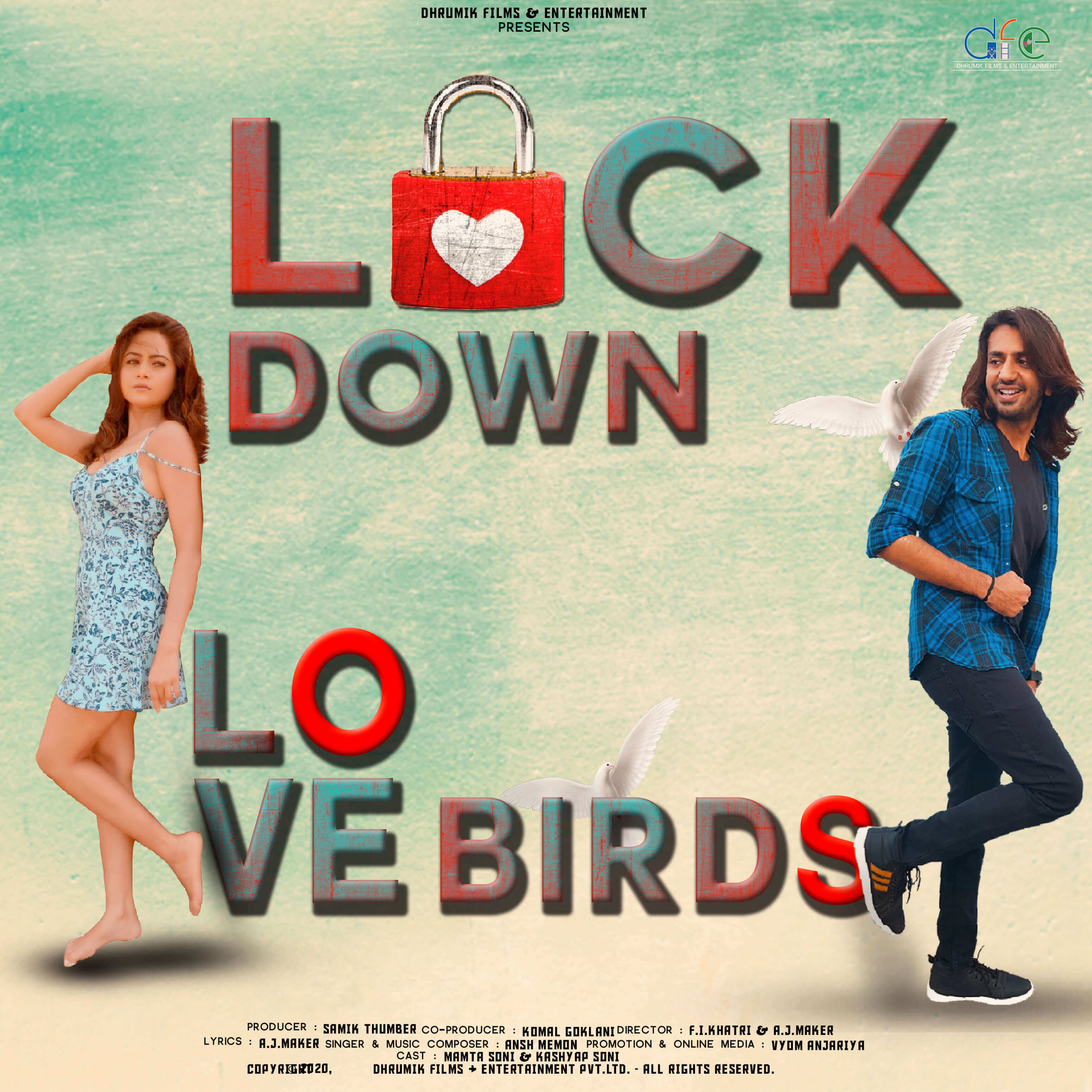 Lock down love birds Lock down love birds